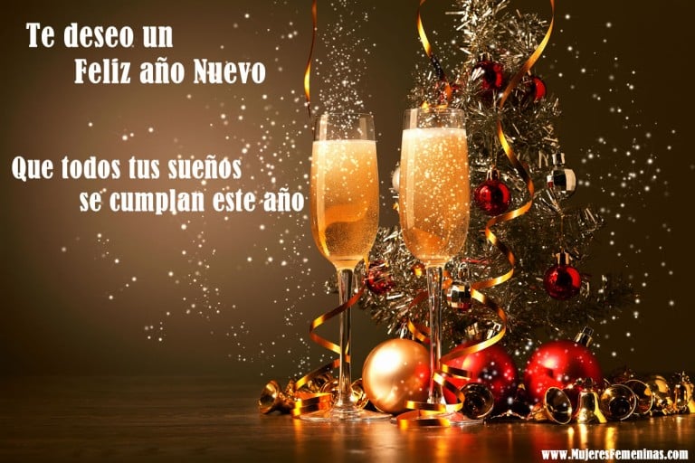 37 dedicatorias y frases de fin de año. Feliz año nuevo - Mujeres Femeninas